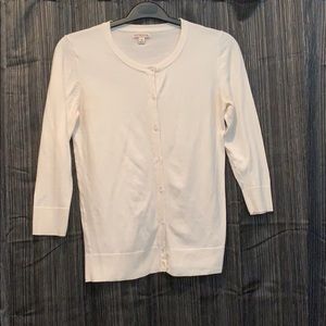 COPY - White cardigan sweater